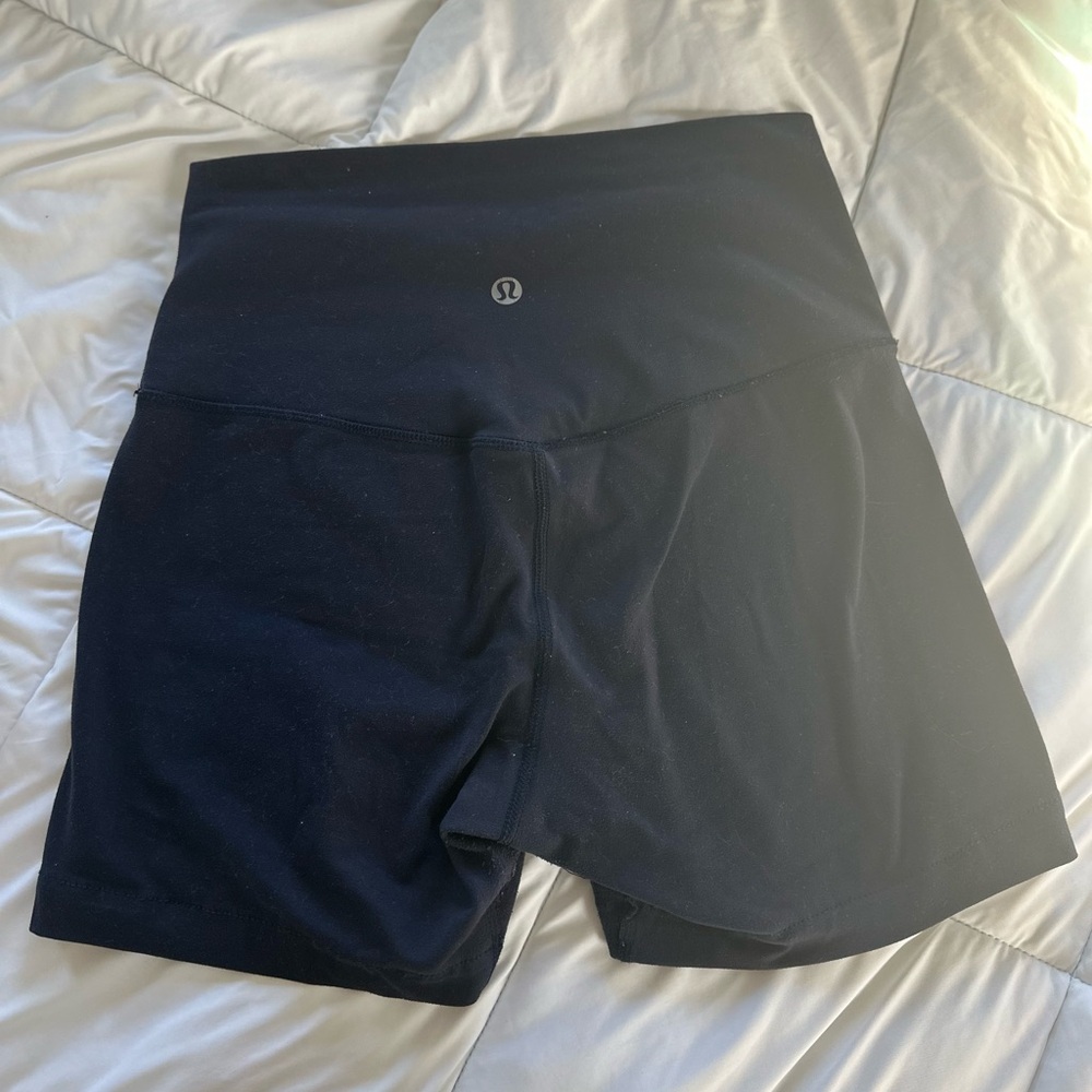 lululemon athletica align Women's Navy Blue Shorts